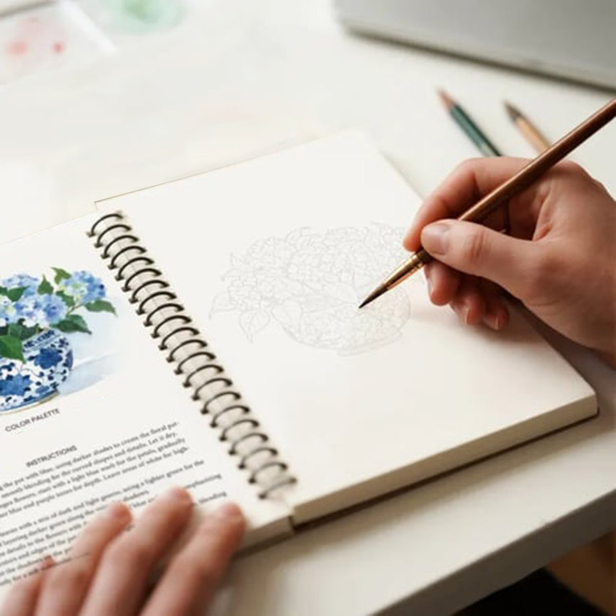 🖼️Beginner-Friendly💕 Watercolor Workbook