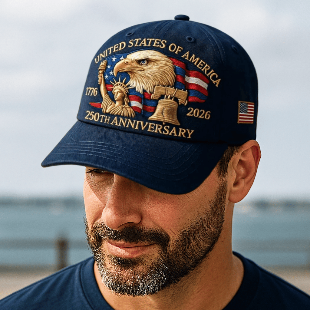 🗽Eagle & Liberty – United States 250th Anniversary Hat🦅(Breathable & Lightweight Comfort & Unisex Fit)
