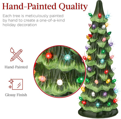 🎁🎄Retro Hand-Painted Tabletop Christmas Trees (⏰Limited Quantities Available)