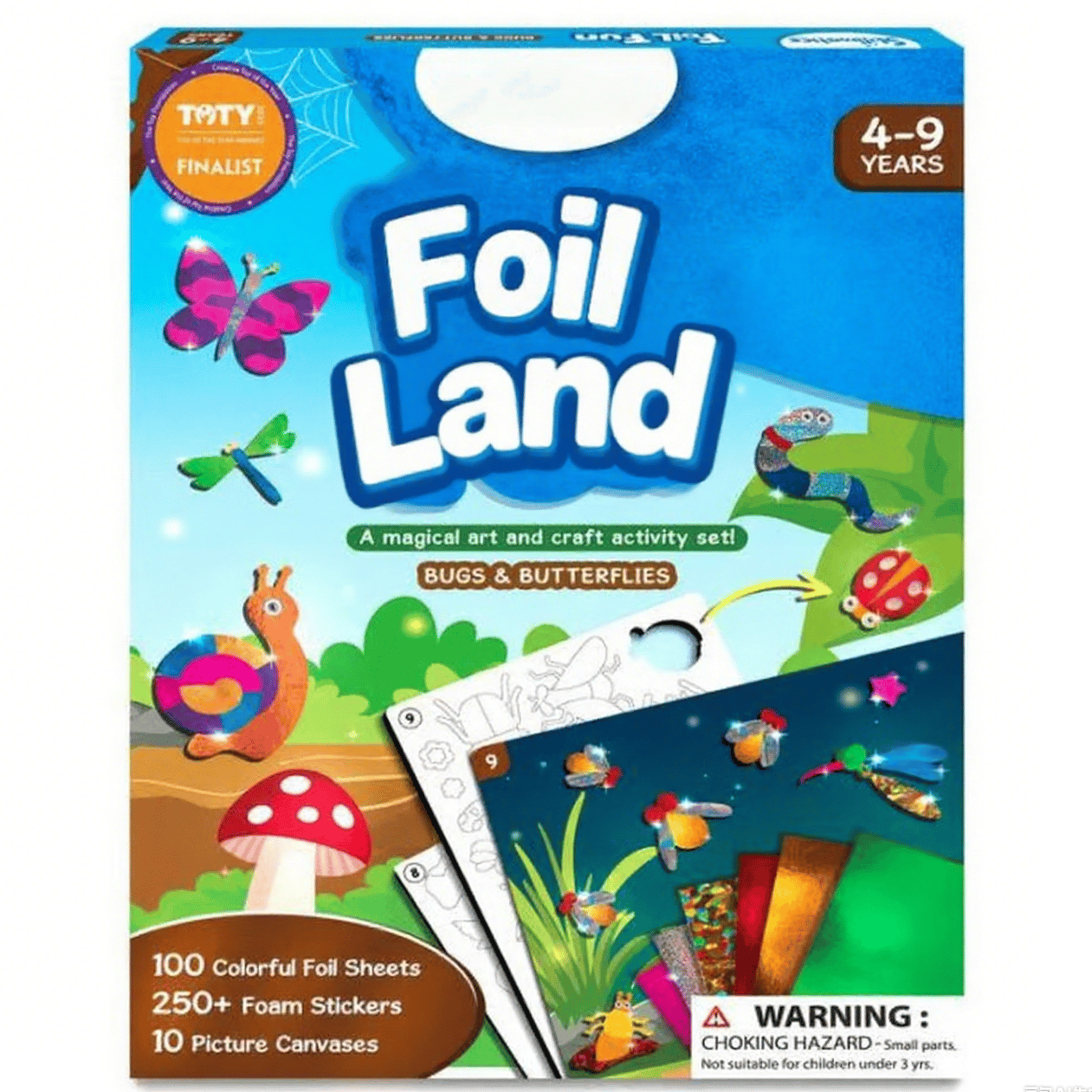 🏆Flash Sale⚡ 50K+ SOLD! Almost Gone-💥Foil land& Craft Activity 🤲💓No Mess Art Kit