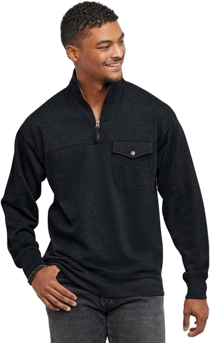 Men's Originals French Hoodie, Quarter Zip Pullover, Lightweight Fleece