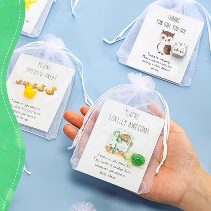 Set of 75 Animal Pun Note Cards