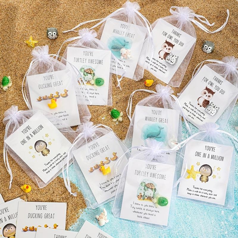 Set of 75 Animal Pun Note Cards