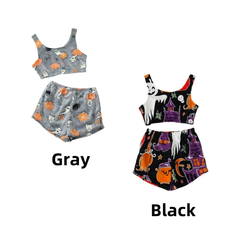💥Halloween Pre 🎃Halloween  vest pajamas set👻