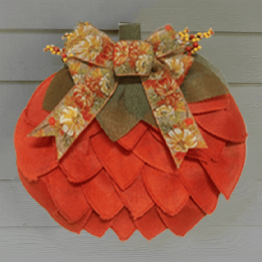 🔥 🍁Handmade Fall Pumpkin Wreath🎃