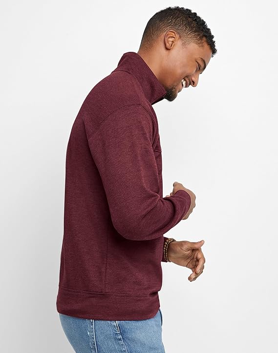 Men's Originals French Hoodie, Quarter Zip Pullover, Lightweight Fleece