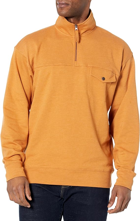 Men's Originals French Hoodie, Quarter Zip Pullover, Lightweight Fleece