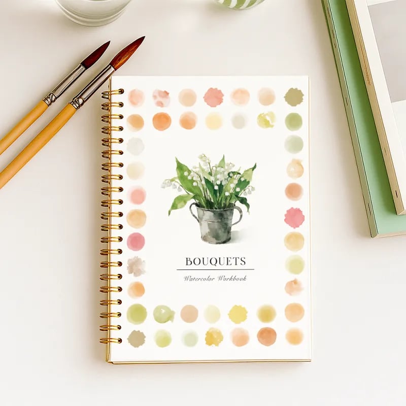🖼️Beginner-Friendly💕 Watercolor Workbook