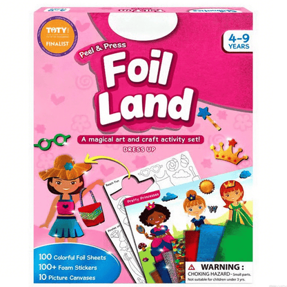 🏆Flash Sale⚡ 50K+ SOLD! Almost Gone-💥Foil land& Craft Activity 🤲💓No Mess Art Kit