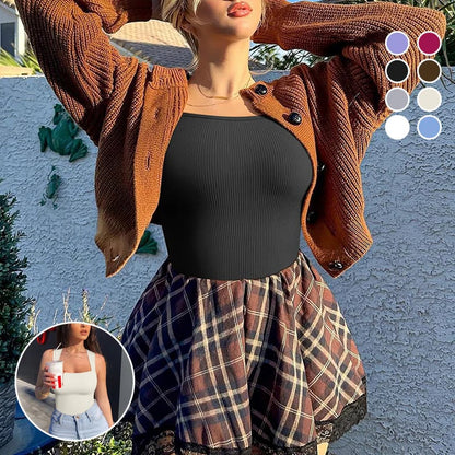 🔥Sleeveless Tank Tops Bodysuits