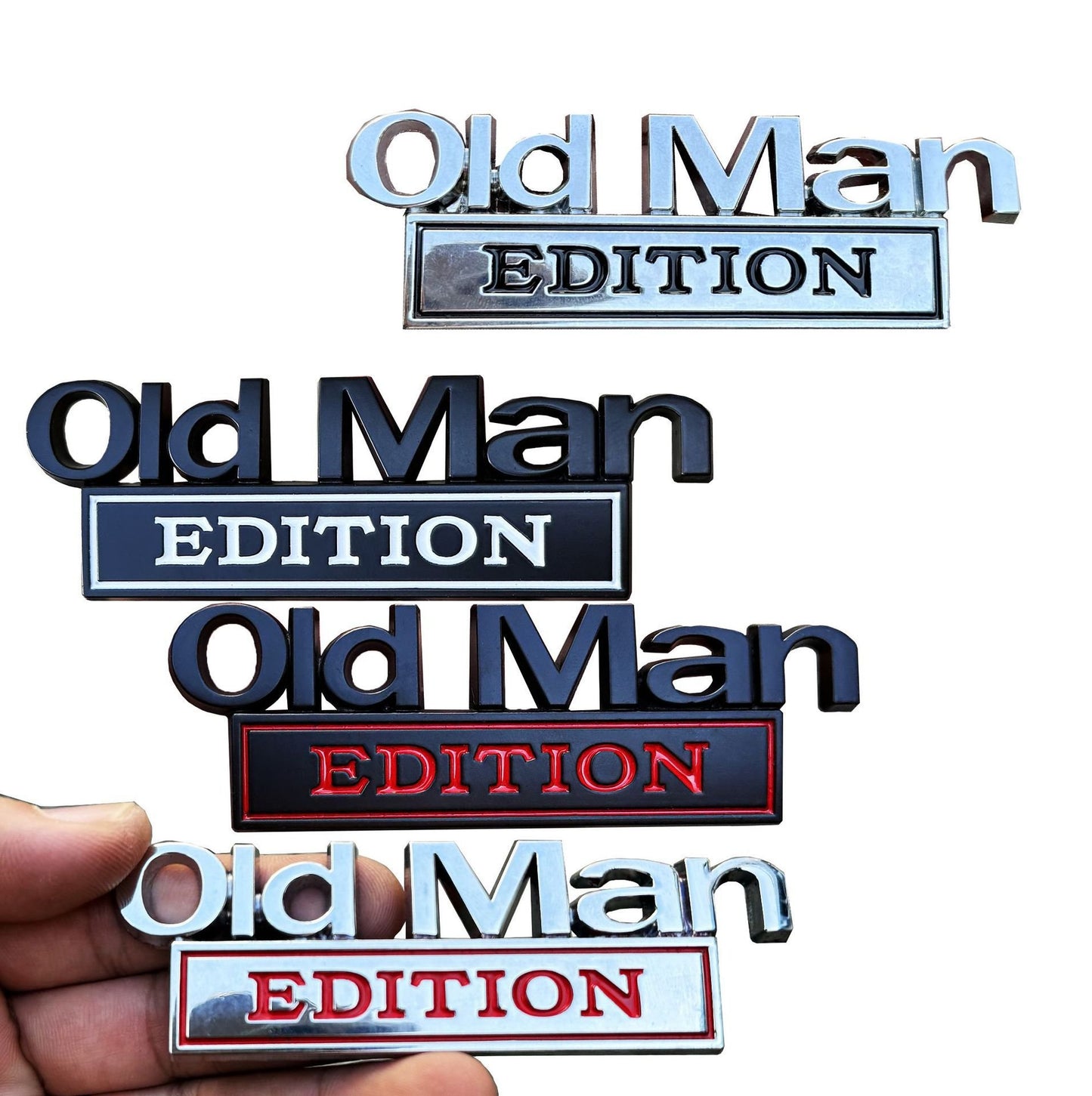🔥Old Man Edition Car Emblem