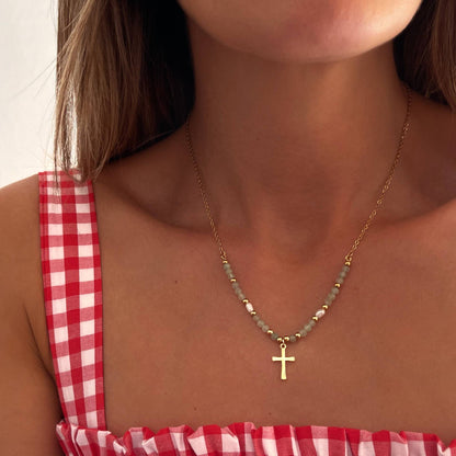 🔥Beaded Cross Necklace — The Best Gift🎁