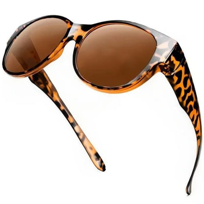 📢😎 2025 New Polarized UV400 Protection Trendy Round Cat-eye Sunglasses 😺🕶️