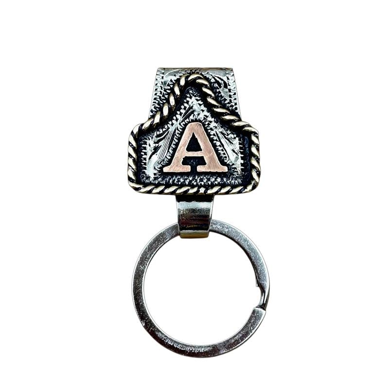 Handmade Cow Tag Belt  Key Holder with Custom Initial.(⏰Limited Quantities Available)