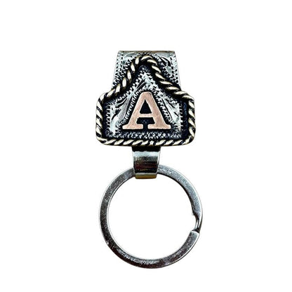 Handmade Cow Tag Belt  Key Holder with Custom Initial.(⏰Limited Quantities Available)