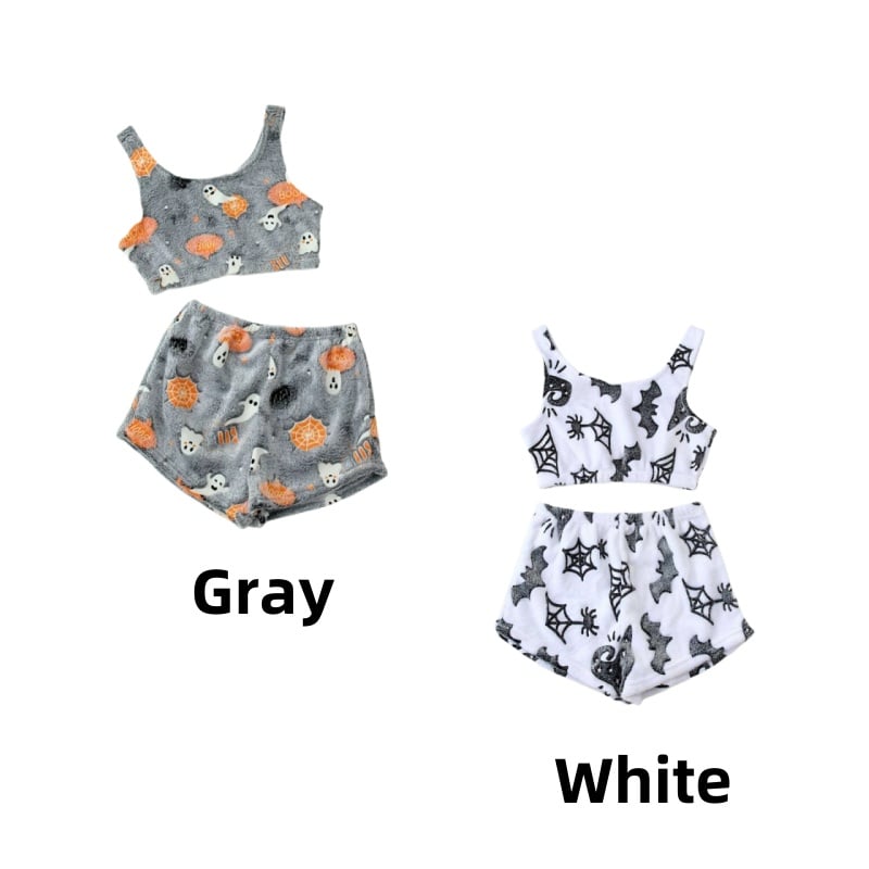 💥Halloween Pre 🎃Halloween  vest pajamas set👻