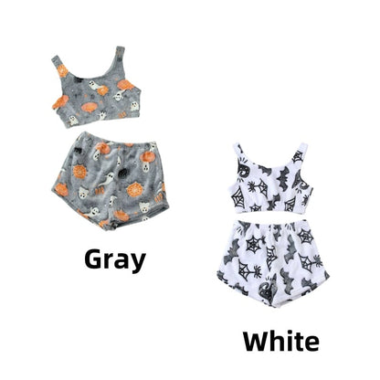 💥Halloween Pre 🎃Halloween  vest pajamas set👻