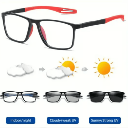Sports smart photochromic reading glasses