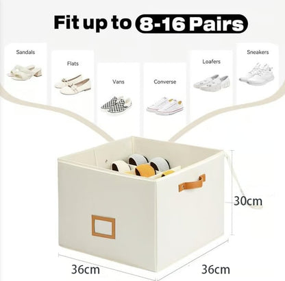 🔥Fabric Shoe Organizer Storage Box