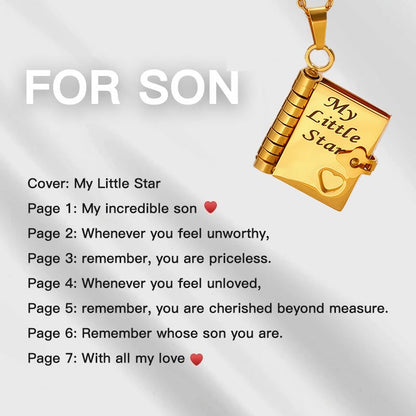 🏆Flash Sale⚡ 50K+ SOLD! ❤️‍🔥✨My Little Star Book Necklace for Daughter / Son