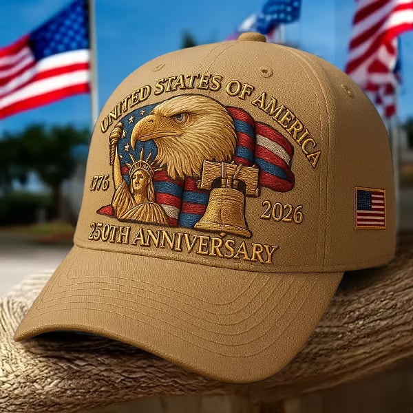 🗽Eagle & Liberty – United States 250th Anniversary Hat🦅(Breathable & Lightweight Comfort & Unisex Fit)