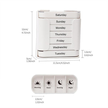 💊 Stay on Track - ✨7-Day Medication Organizer - For Effortless Health Management! 📅