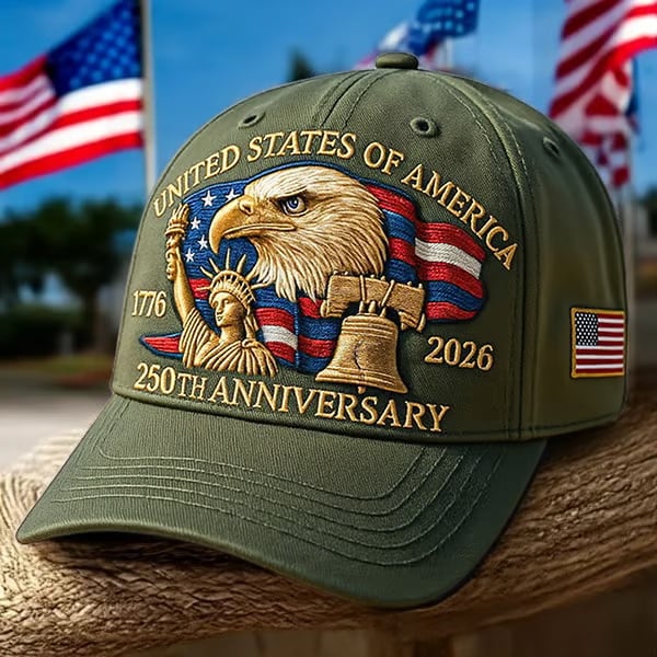 🗽Eagle & Liberty – United States 250th Anniversary Hat🦅(Breathable & Lightweight Comfort & Unisex Fit)