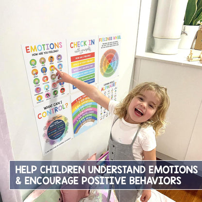 ❤️12 Pcs Calming Corner Posters