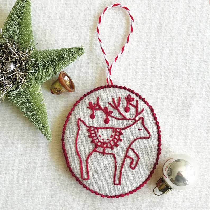 🔥 Hand Embroidery Christmas Ornaments kit