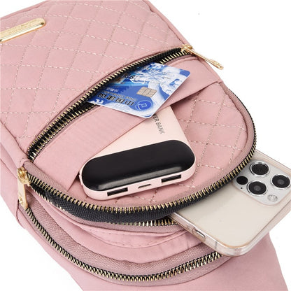 🏆️Anti-Theft Embroidery Solid Color Crossbody Bag for Daily Travel