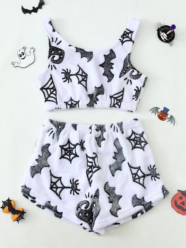 💥Halloween Pre 🎃Halloween  vest pajamas set👻