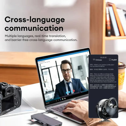 🏆#1 Best Seller ⚡⏰AI Translation Wireless OWS Bluetooth5.4 Earphones (Fit iOS & Android)