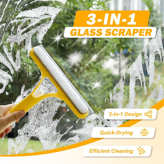 🏆Flash Sale⚡🔥3 in 1 Window Cleaning Scraper