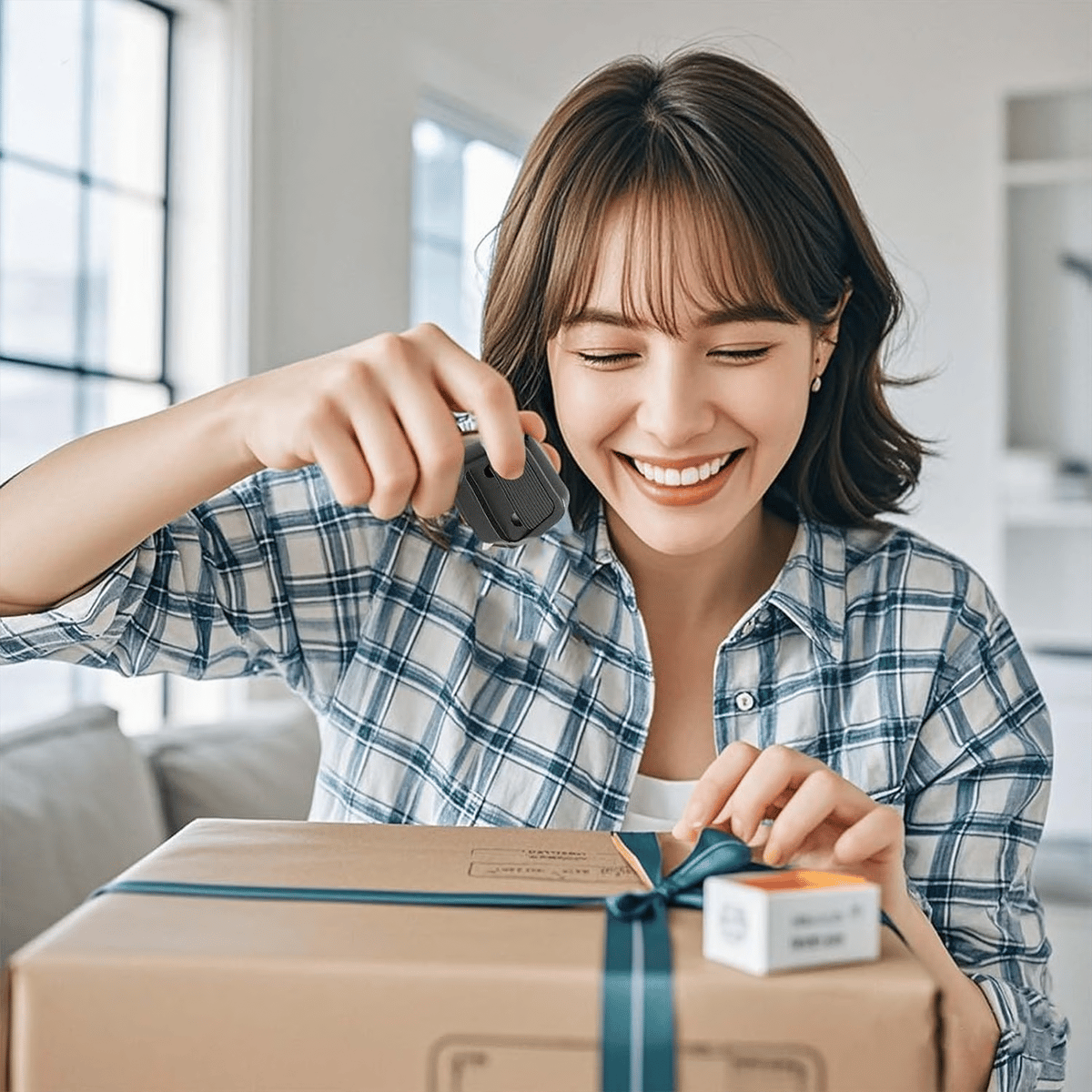 🏆Flash Sale⚡ 50K+ SOLD! Almost Gone-💥Magnetic Retractable Box Cutter - Safety Lock Utility Knife with Built-in Magnet for Easy Storage & Quick Access