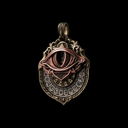 👁️‍🗨️Handmade Tarot Vision Pendant: Connect to Cosmic Wisdom Anytime(Cheat Sheet Included)